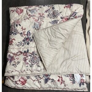 Lauren Ralph Lauren H1488 Floral Cotton Annalise Duvet Comforter Size Full Queen